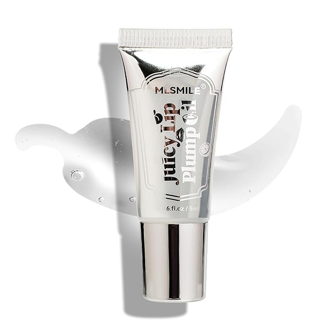 Roll On Plumping Lip Gloss, Spicy Lip Lip Oil, Lifter Gloss, Hydrating, Volumizes&High-Shine Lip Plumping Lip Glass Mirror Lip Glaze Lipstick, Plump& Pout Lip Plumper for Women Girls (#01)-Velvo Beauty