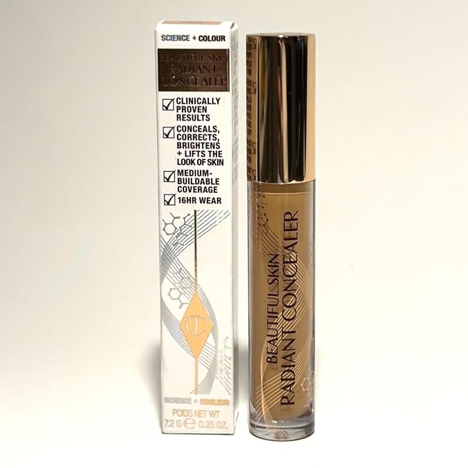 Charlotte Tilbury Beautiful Skin Radiant Concealer 11.75 Tan 0.25oz/7.2g-Velvo Beauty