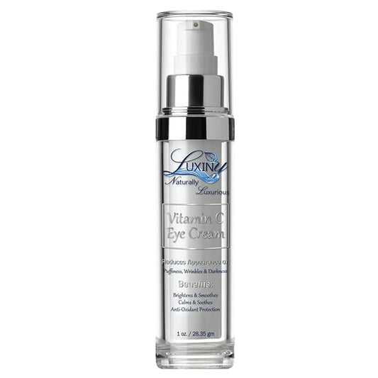 Vitamin C Under Eye Cream for Dark Circles and Puffiness, Anti Aging, Enriched Retinol Eye Cream to Reduce Eye Bags, Fine Line and Wrinkles with Aloe Vera & Cocoa Butter, 1oz.-Velvo Beauty