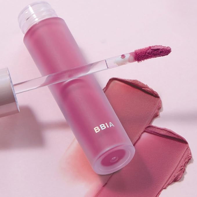 BBIA Last Velvet Tint - Soft & Creamy Matte Finish Lip Stain, Blur Effect with Velvety Texture, Long-Lasting, High Pigment, Lightweight, Non-Drying, Vegan, Korean Lip Makeup (V41 SUMMER BERRY)-Velvo Beauty