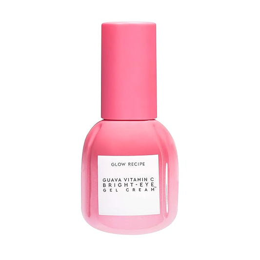 Glow Recipe Guava Vitamin C Brightening Eye Cream - Hydrating Under Eye Cream with Niacinamide, Peptides & Caffeine - Firming & Illuminating Dark Circles Under Eye Treatment for Puffiness (15ml)-Velvo Beauty