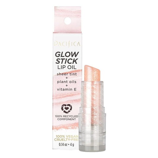 Pacifica Glow Stick Lip Oil - Pink Sheer Women 0.14 oz-Velvo Beauty