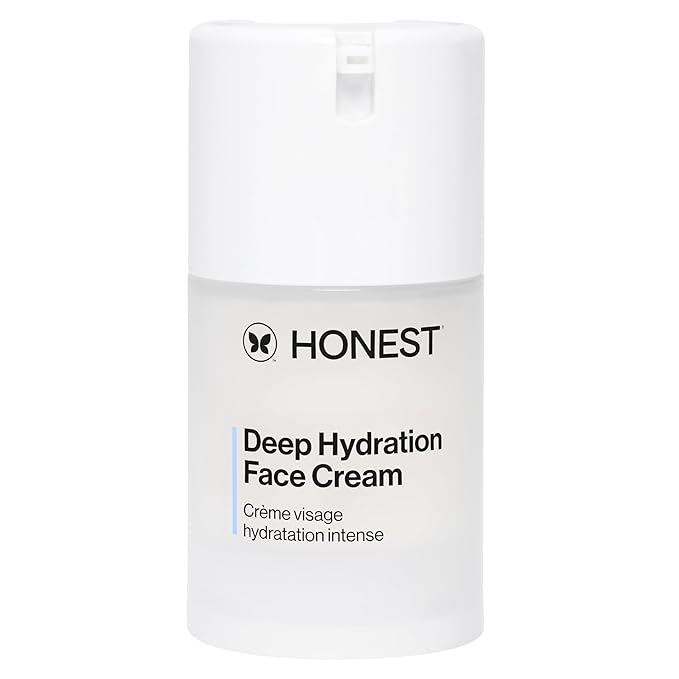 Honest Beauty Deep Hydration Face Cream for Dry Skin | Hydrates + Supports Natural Moisture Barrier | Hypoallergenic + Gentle for Sensitive Skin | 1.7 fl oz-Velvo Beauty