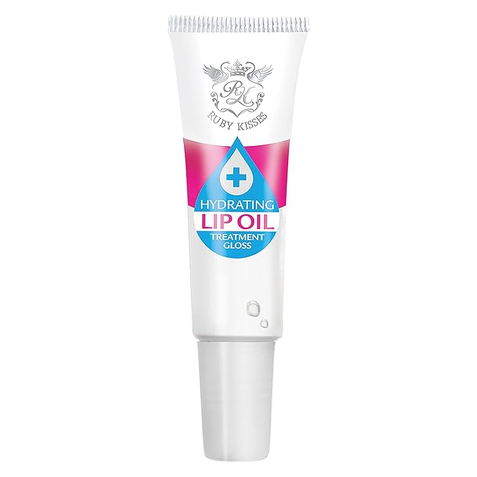 Ruby Kisses Hydrating Lip Oil Clear RLO01 (Clear&Cocoa Butter&Hemp Seed)-Velvo Beauty