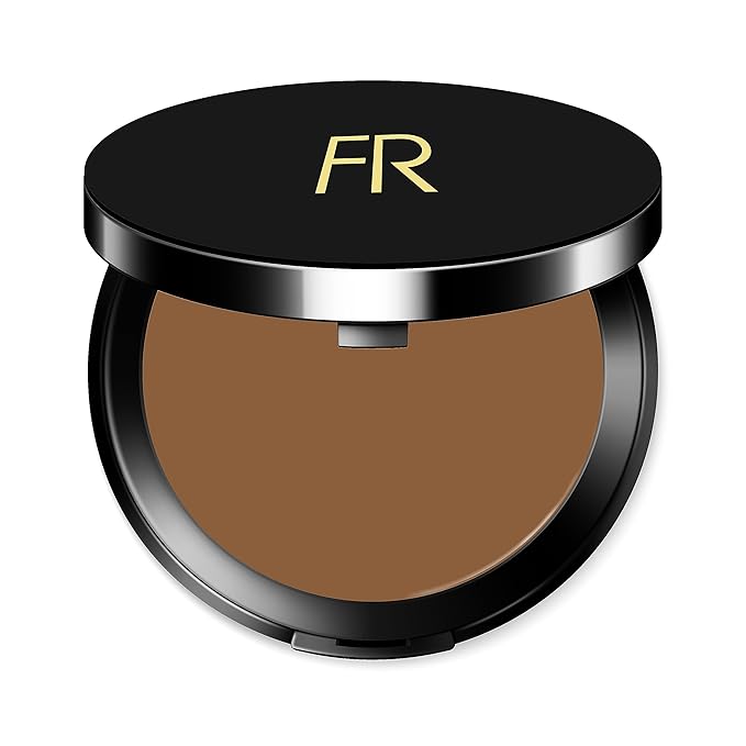 Cream To Powder Foundation by Flori Roberts, Full Coverage for Women of Color or Deeper Skin Tones, Long Lasting Makeup, Matte Finish, Covers Uneven Complexion and Hides Imperfections, 0.30 oz-Velvo Beauty