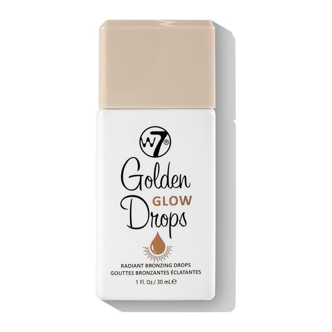 W7 Golden Glow Drops - Liquid Bronzing Drops For Flawless Skin & A Radiant Finish-Velvo Beauty