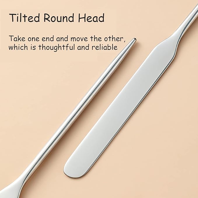 YOCASII Foundation Palette, Foundation Spatula, Makeup Mixing Palette, Makeup Spatula Tool, Makeup Mixing Tray, Nail Art Palette for Mixing Foundation Nail-Art-Velvo Beauty