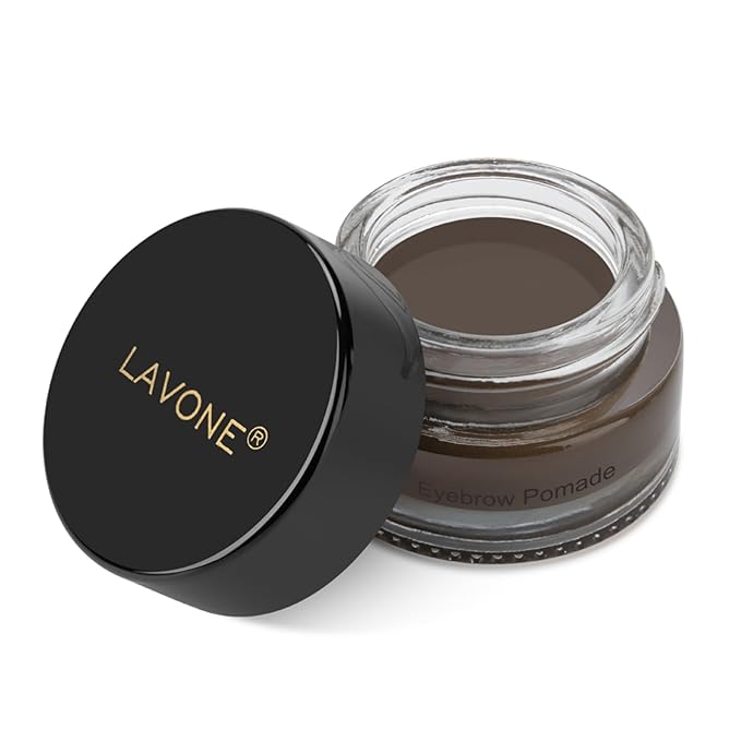 Eyebrow Pomade - Waterproof Brow Pomade for Long-lasting Results,Smudge Proof and Sweat Resistant Formula,Natural Eyebrow Makeup for All Skin Types and Tones - Medium Brown-Velvo Beauty