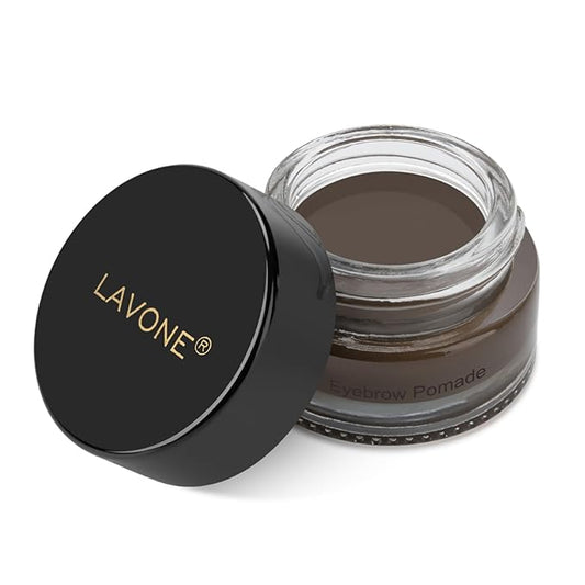 Eyebrow Pomade - Waterproof Brow Pomade for Long-lasting Results,Smudge Proof and Sweat Resistant Formula,Natural Eyebrow Makeup for All Skin Types and Tones - Medium Brown-Velvo Beauty
