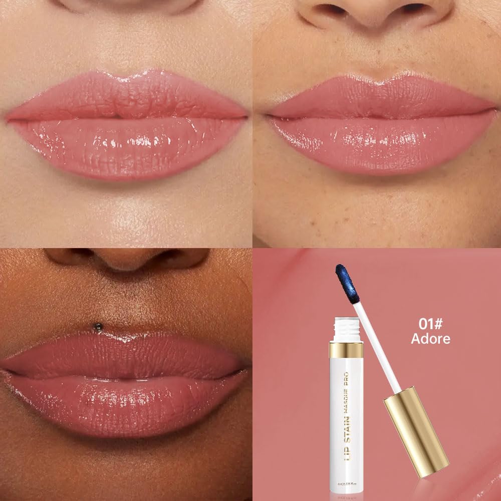Lip Stain Peel Off – Long Lasting Waterproof Lip Tint, Smudge Proof Transfer Resistant Lip Stains Tattoo,High Pigment Matte Lip Color, Kiss Proof Peel Off Lip Stain Masque,All-Day Stay Lip Makeup 01#-Velvo Beauty