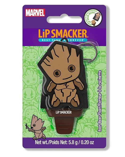 Lip Smacker Marvel, Guardians of the Galaxy, keychain, lip balm for kids - Groot (keychain)-Velvo Beauty