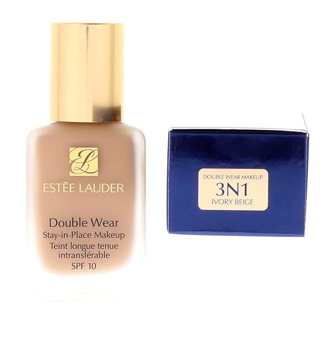 Estée Lauder Double Wear Stay-in-Place 24-Hour Long-Wear Matte Foundation, 1.0 oz. , 3N1 Ivory Beige-Velvo Beauty