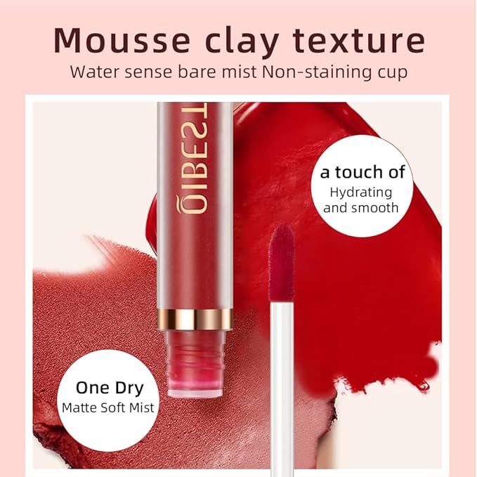 BestLand 12Pcs Matte Lipstick Lip Makeup Kit, Velvety Liquid Lipstick Waterproof Long Lasting Durable Nude Zodiac Signs Lip Gloss Beauty Cosmetics Gift Box Makeup Set Kit (12 Piece Set)-Velvo Beauty