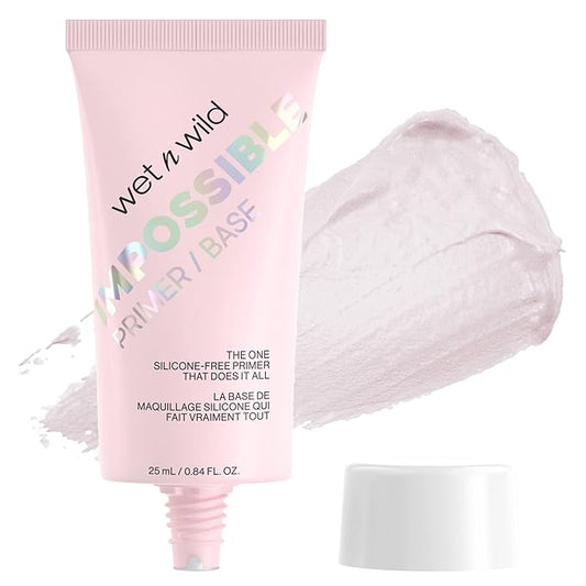 wet n wild Prime Focus Impossible Primer, Clear, Hydrating Matte Finish, 0.84 Fl Oz-Velvo Beauty