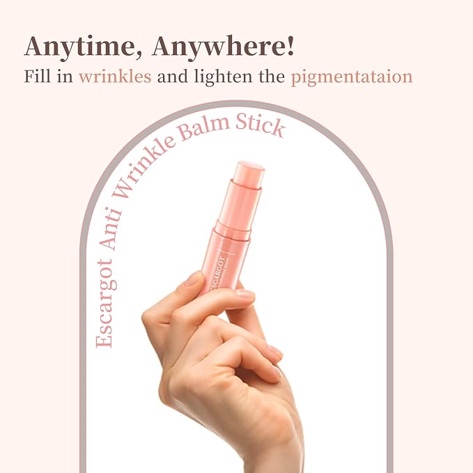 Snail Filtrate Anti-Wrinkle Multi Balm Stick (2EA) I All-In-One Wrinkle Free Balm, Instant Natural Glow Care For Neck, Under Eye Bags, Lips I Hydrating Moisturizer For Skin Care-Velvo Beauty