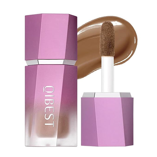 Soft Liquid Contour Stick, Liquid Face Bronzer Stick Built-in Sponge Tip, Cool Toned Liquid Contour for Women and Girl, Lightweight Blendable Cream Bronzer Stick Makeup,05 Bronzer-Velvo Beauty