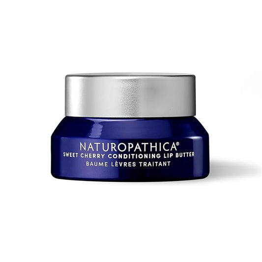 Naturopathica Sweet Cherry Conditioning Lip Butter, Natural Lip Treatment for Soft, Full Lips, 0.5 fl oz-Velvo Beauty