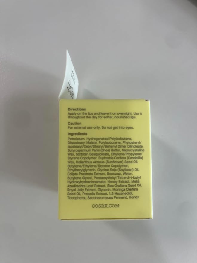 COSRX Lip Care Balm for Dry Chapped Lips, Enriched with Shea Butter, Sleeping Mask, Korean Skincare, Animal Testing-Free, Artificial Fragrance-Free, Parabens-Free (Lip Sleeping Mask)-Velvo Beauty