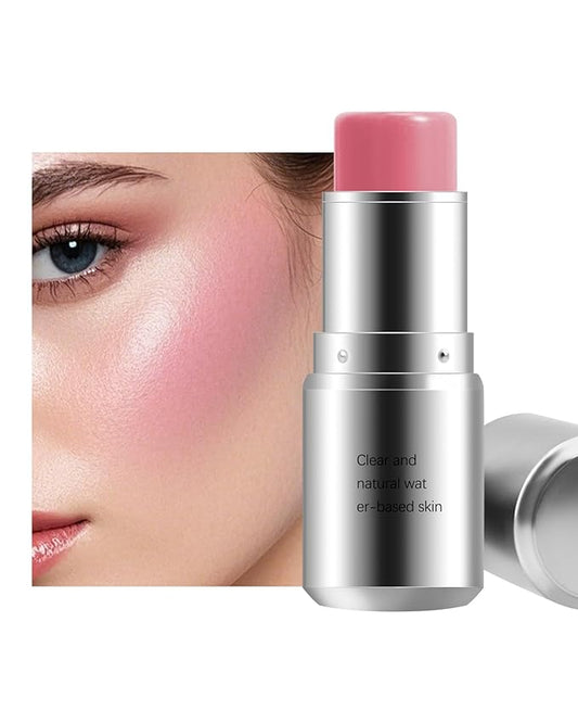 Peach Pink Cream Blush Stick, Monochromatic Multi-Blush Stick for Cheeks & Highlighter, Pigmented Long Lasting Smooth Natural Cheek Tint, Matte and Dewy Finish, Vegan & Cruelty-Free for All Skin-04-Velvo Beauty
