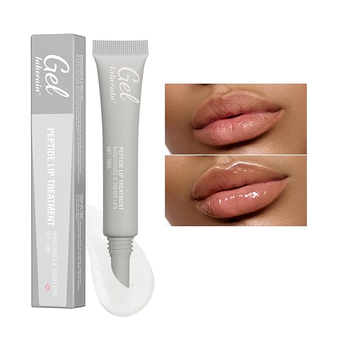 Lip Glowy Balm,Hydrating Moisturizing Lip Balm for Dry Cracked Lips,Sheer Tint Color,Shiny Glossy,Longlasting Lip Moisturizer Oil Nourishing Lip Care Lip Repair Gel Peptide Lip Treatment ChapStick-01#-Velvo Beauty