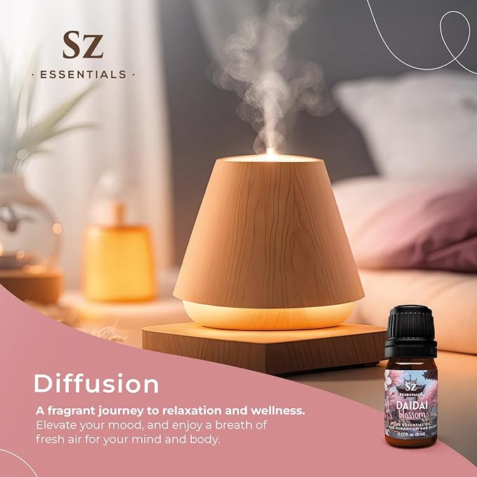 Daidai Blossom Essential Oil - 100% Pure and Undiluted Neroli-Daidai - Citrus Aurantium cv Daidai - Floral & Citrusy Scent with Oriental Overtones - Therapeutic Grade & Vegan - 0.17oz-Velvo Beauty