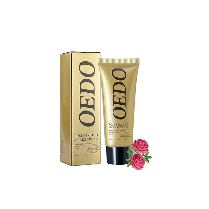 Rose Remove Stretch Marks Cream for Pregnancy Scar Removal Cream Natural Plant Essence Formula Prevention Remove Stretch Mark Old Scars Body Moisturizer 40g-Velvo Beauty