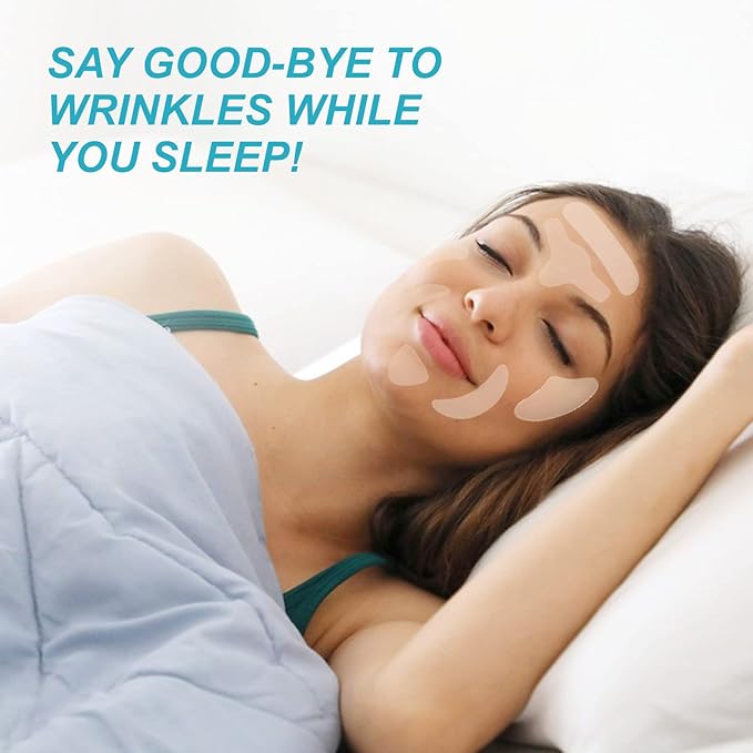 Face & Forehead Wrinkle Patches, Anti Wrinkle Patches for Forehead, Smile Lines, Crows Feet, Nasolabial Folds, Frown Lines, Overnight Treatment, 256 Pcs Facial Patches-Velvo Beauty