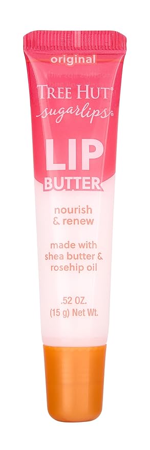 Tree Hut Sugarlips Original Lip Butter | Lock in Moisture & Nourish Skin for Full, Hydrated Lips | Essential Lip Care | 0.52 fl oz.-Velvo Beauty
