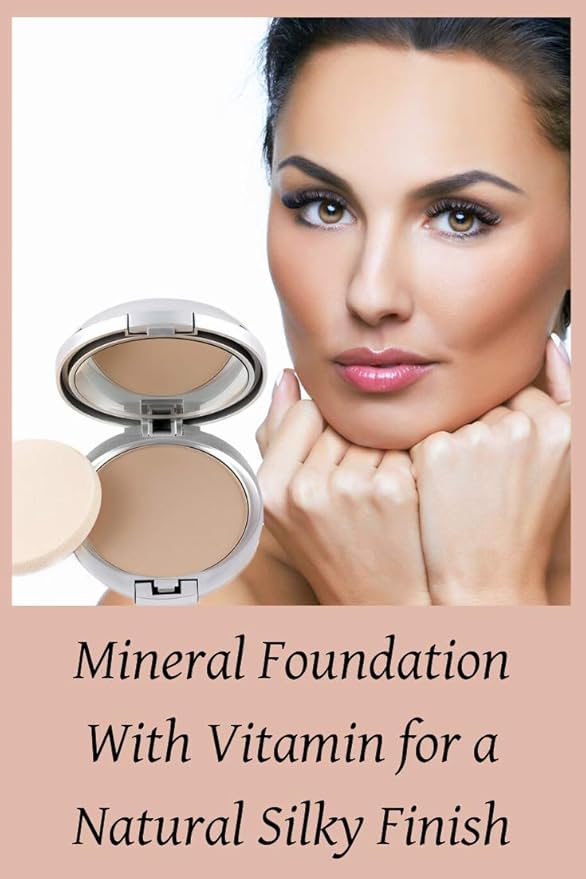 Pressed Mineral Foundation With Vitamin for a Natural Silky Finish-Velvo Beauty