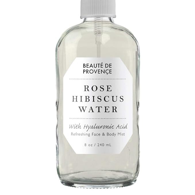Rose Water Spray for Face & Body Refreshment with Moisturizing Hyaluronic Acid and Hibiscus water | Instant Hydration, Cooling, Calming & Conditioning (8 FL OZ)-Velvo Beauty