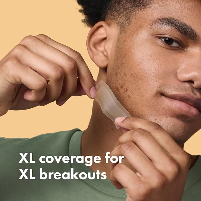 Mighty Patch Surface Large Pimple Patches for Face from Hero Cosmetics, Acne Spot for Body, Cheek, Forehead, and Chin, Pimple Stickers, Hydrocolloid Covers, Vegan-friendly, 10 Count-Velvo Beauty