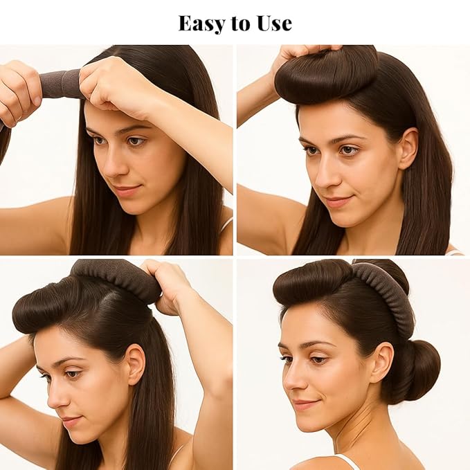 6-Pack Heatless Hair Curlers for Overnight Curls – Soft Flexi Rods for No Heat Styling, Comfortable Hair Rollers to Sleep In for Women, Heatless Curling Rod Set for Natural Waves-Velvo Beauty