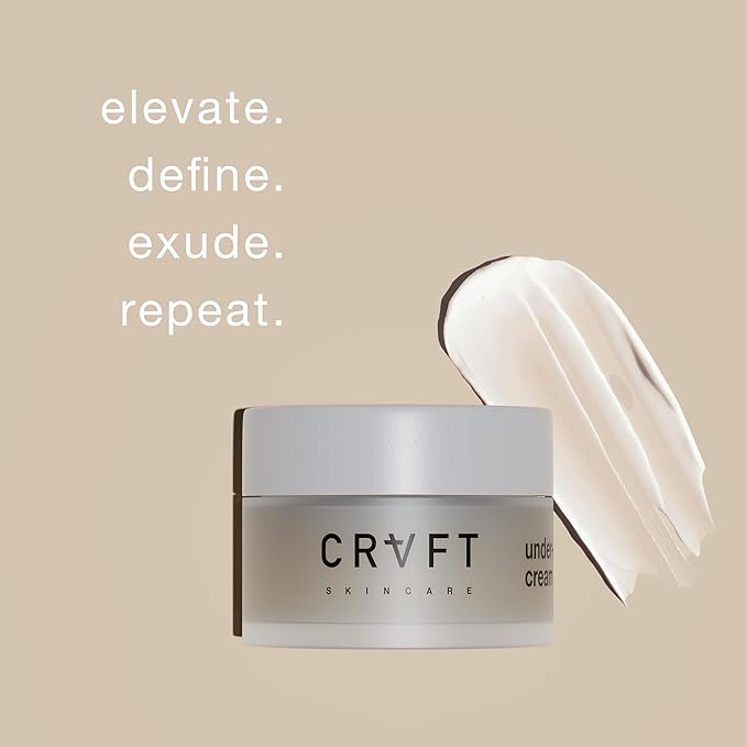 CRVFT Under Eye Cream | Brighten Dark Circles/Reduce the Appearance of Puffy Eyes | Peppermint Scented w/Caffeine | 30-Day Supply [.25 ounces]-Velvo Beauty