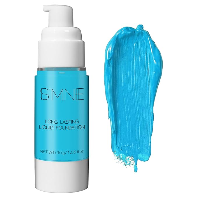 IS'MINE Sky Blue Liquid Foundation Makeup, Matte Flawless Finish Foundation, Vegan & Cruelty-Free (1.05 Fl Oz, 046)-Velvo Beauty