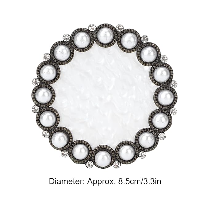 Polish Mix Palette, Resin Nail Art Display Board Cosmetic Nail Mixing Palette Color Mixing Nail Art Tips Display Plate(Copper)-Velvo Beauty