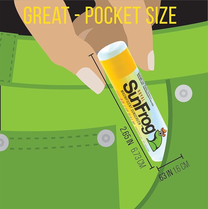 Royal SunFrog | 2-Pack Tropical Lip Balm with SPF 45 Sun Protection | Protects, Soothes, and Moisturizes with Vitamin E and Sunscreen (0.15oz/4.25g Per Stick)-Velvo Beauty