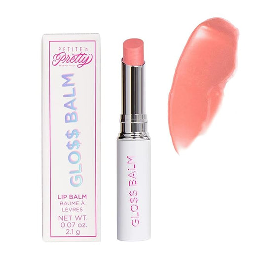 Petite 'n Pretty Glo$$ Lip Balm ($hine Bright) - Makeup for Kids, Tweens, Teens - Hydrating, Lightweight Lip Gloss Made in the USA-Velvo Beauty