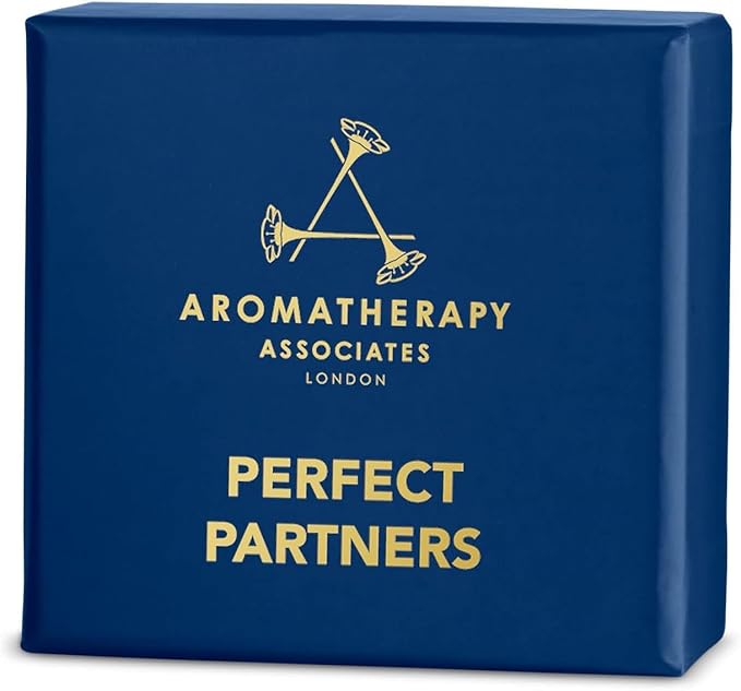 Aromatherapy Associates Perfect Partners Gift Set. 2 Premium Bath and Shower Oils (0.3 fl oz each) in Decorative Gift Box. Includes Deep Relax and Revive Morning Blends-Velvo Beauty