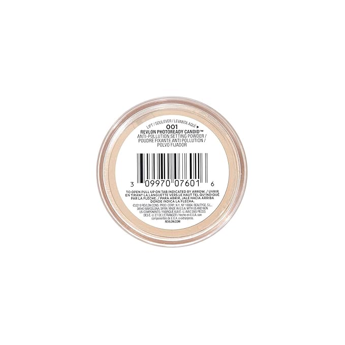 Revlon PhotoReady Candid Setting Powder, with Anti-Pollution, Antioxidant Ingredients, without Parabens, Pthalates and Fragrances; Shade 003 .34 Fluid Oz-Velvo Beauty