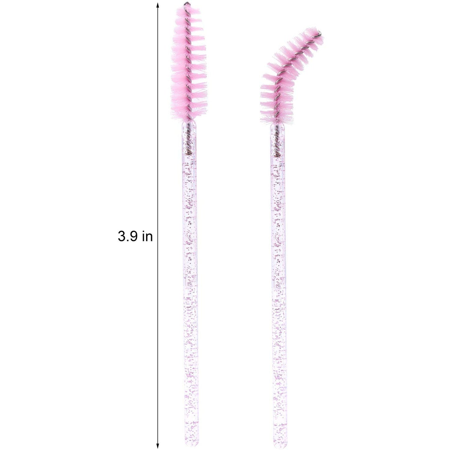 Tbestmax 1000 Disposable Mascara Wands Eyelash Brush Spoolies for Eyebrow Eye Lash Extension Pink-Velvo Beauty