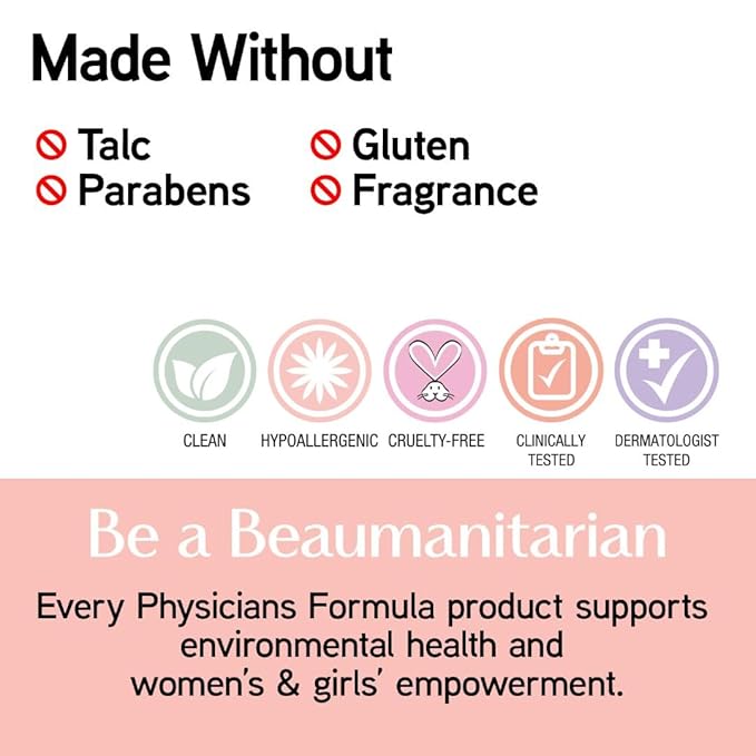 Physicians Formula Mineral Wear Talc-Free Face Powder, Light Coverage Mineral Makeup for Sensitive Skin – Buff Beige-Velvo Beauty