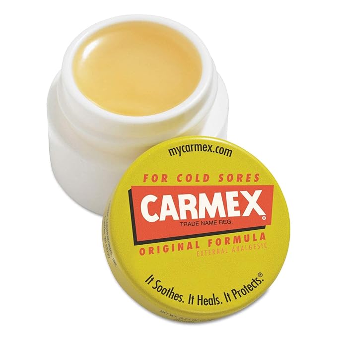 Carmex Moisturizing Lip Balm, Original Flavor, 0.25 oz Jar, 12/Box (LIL62458)-Velvo Beauty