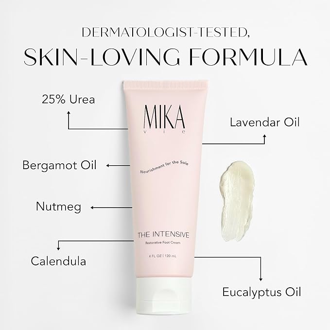 Luxury Foot Cream for Dry Cracked Heels | 25% Urea Cream for Feet with Vitamin E | Foot Moisturizer & Cracked Heel Treatment | Naturally Scented, Paraben and Phthalate Free-Velvo Beauty