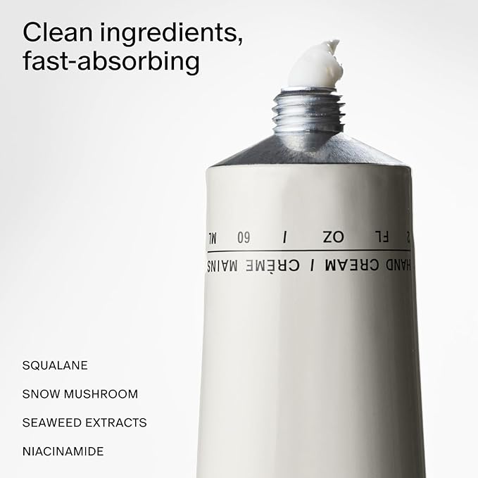 Salt & Stone Hand Cream for Women & Men | Neroli & Basil | Hydrates, Nourishes & Softens Skin | Restores Dry Cracked Hands | Fast-Absorbing | Cruelty-Free & Vegan (2 fl oz)-Velvo Beauty