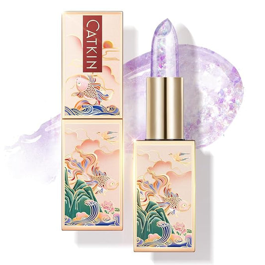CATKIN Lip Balm Color Tinted Changing Lipstick Ultra Hydrating Lip Moistrurizer Chapstick with Vitamin E Nourishing For Cracked & Dry Lips 0.12 oz C07 Amethyst-Velvo Beauty