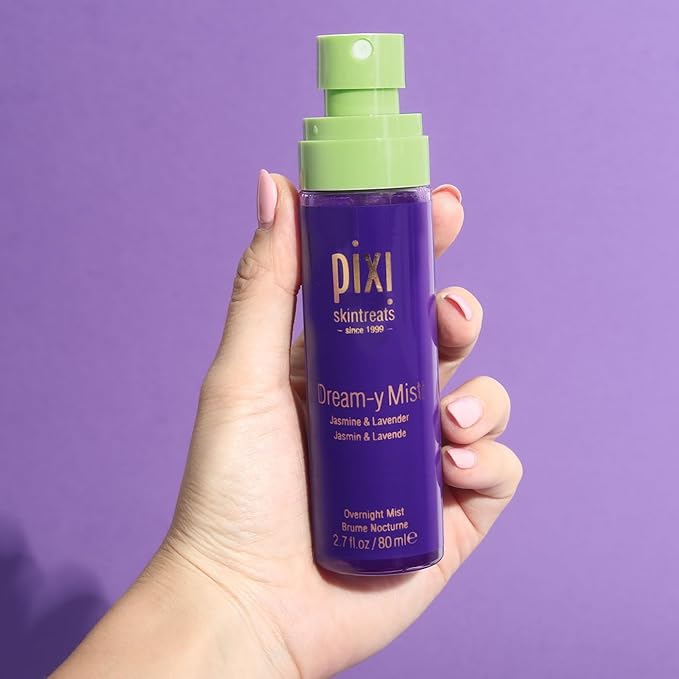 Pixi Beauty Dream-y Mist | Elixir Facial Mist | Help Hydrate & Preserve Skin with Jasmine, Lavender, Chamomile, 80ml-Velvo Beauty