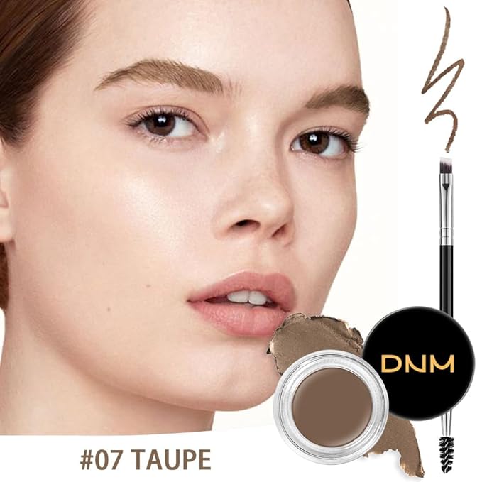 evpct Eyebrow Stencils Kit for Women Shaping, Eyebrow Shaper Makeup Kit, Eye Brow Stencil Shaper Tinting kits for Women, with Eyeliner, Eyebrows Pencil, Pomade, Brush and 10 Stencils, 07# TAUPE-Velvo Beauty