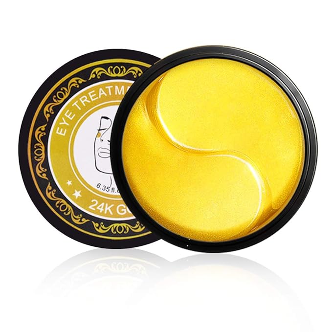 Under Eye Patches (30 Pairs Eye Gels) - Golden Eye Mask with Amino Acid & Collagen - Rejuvenating Treatment for Dark Circles, Puffy Eyes, Refreshing, Revitalizing, Travel, Wrinkles-Velvo Beauty