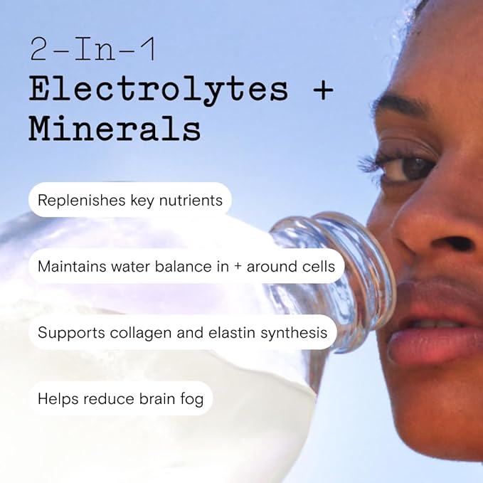 Moon Juice - Mini Dew Electrolytes Powder - Naked (Unflavored), 30 Servings - 2in1 Electrolytes & Minerals - Hydration Powder - Magnesium, Calcium, Potassium & Pink Salt - Sugar Free, Vegan, Non GMO-Velvo Beauty