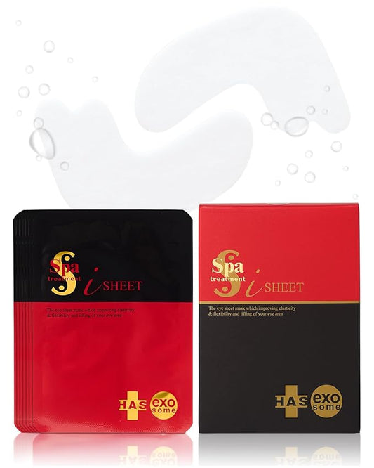 Spa Treatment HAS Stretch iSheet exo Japanese, Under Eye Patches for Puffy Eyes and Dark Circles, Eye Mask, Under Eye Masks, Wrinkles, Eyebag, Eye Masks for Dark Circles and Puffiness (7 Pairs)-Velvo Beauty